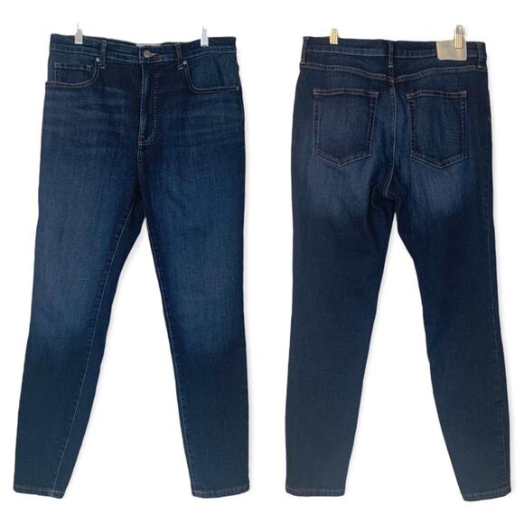 Everlane Jeans The High Rise Skinny Ankle Dark Wash Women's Size 32 - Picture 10 of 11